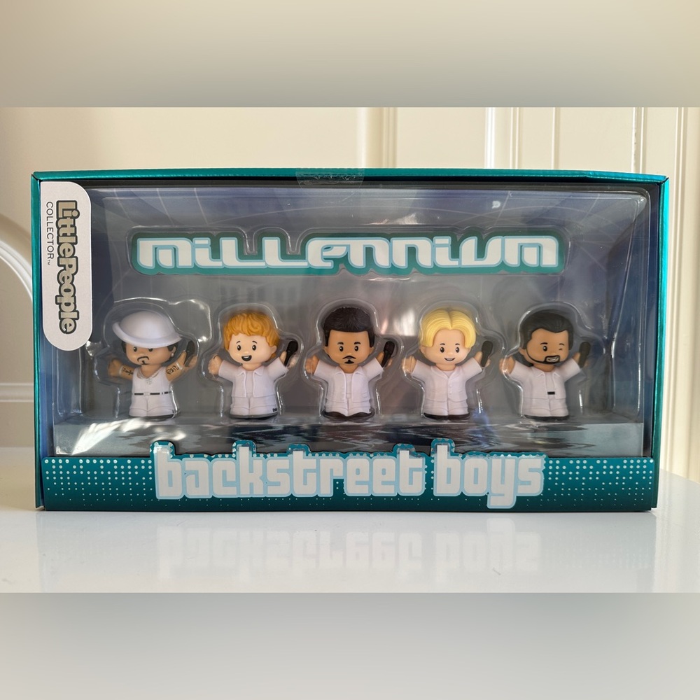 New Backstreet Boys Millennium Fischer Price Little People Mini Figures Set